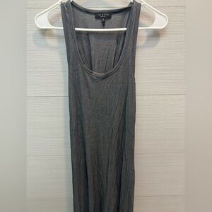 Black & white striped midi rag & bone dress